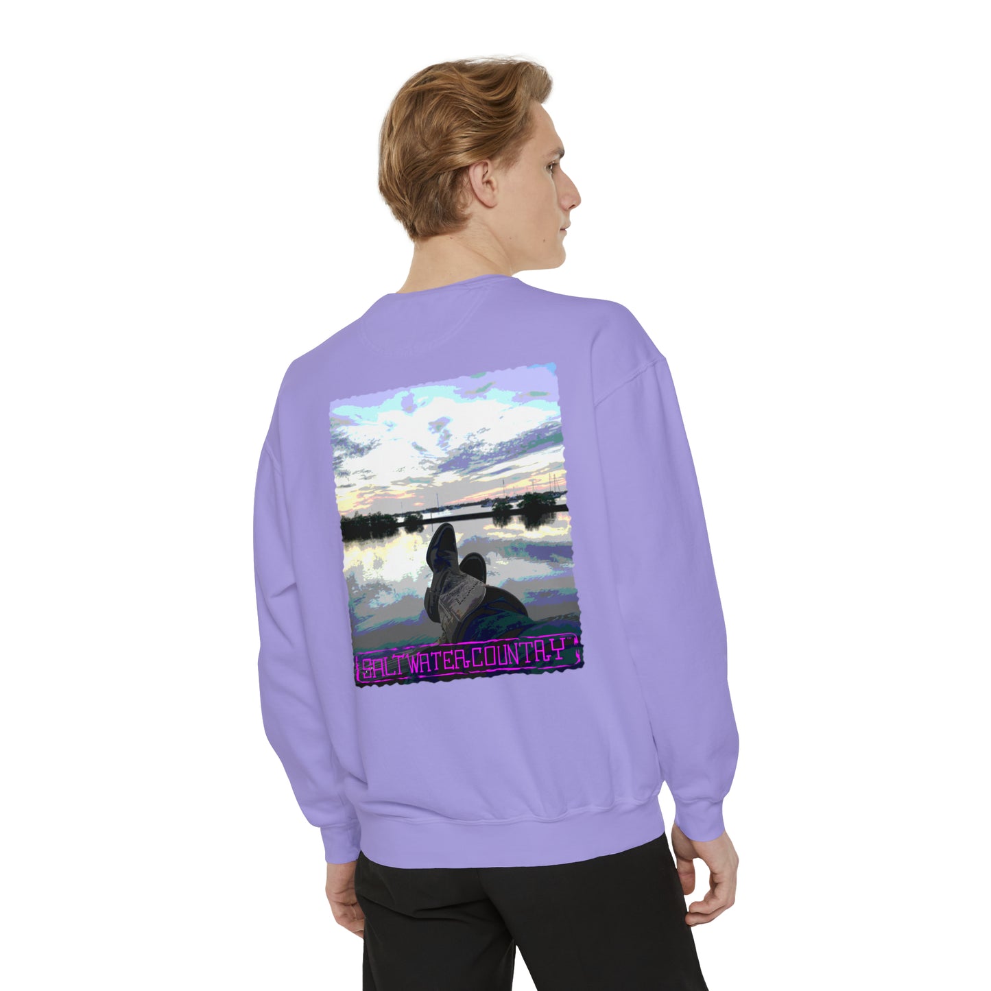 Salt Water Country™ - Unisex Garment-Dyed Sweatshirt