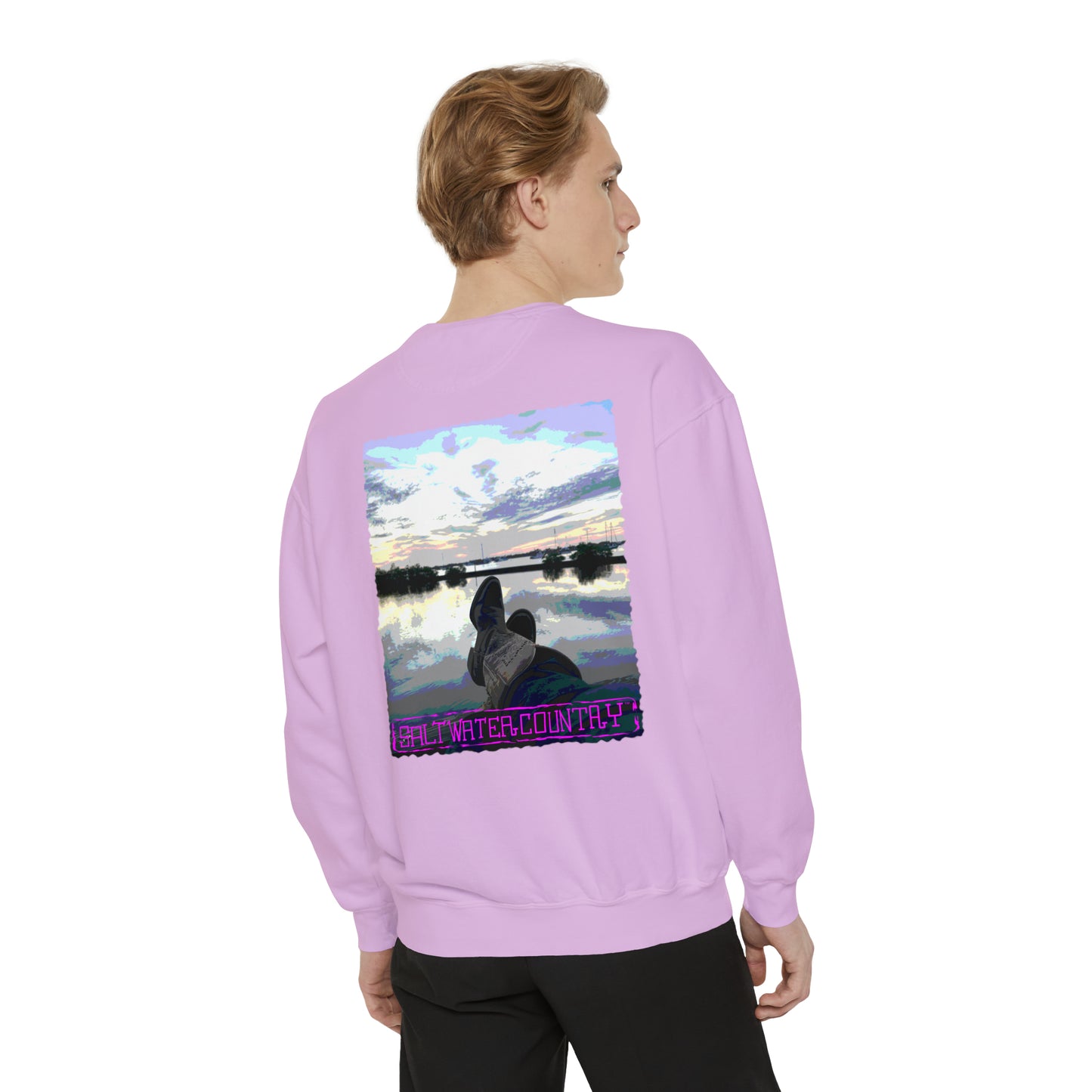 Salt Water Country™ - Unisex Garment-Dyed Sweatshirt