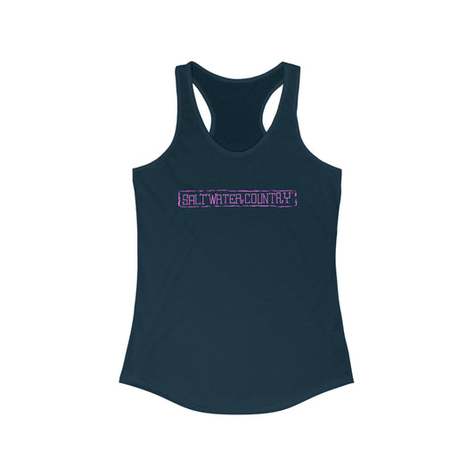 Salt Water Country™	- Women's Ideal Racerback Tank