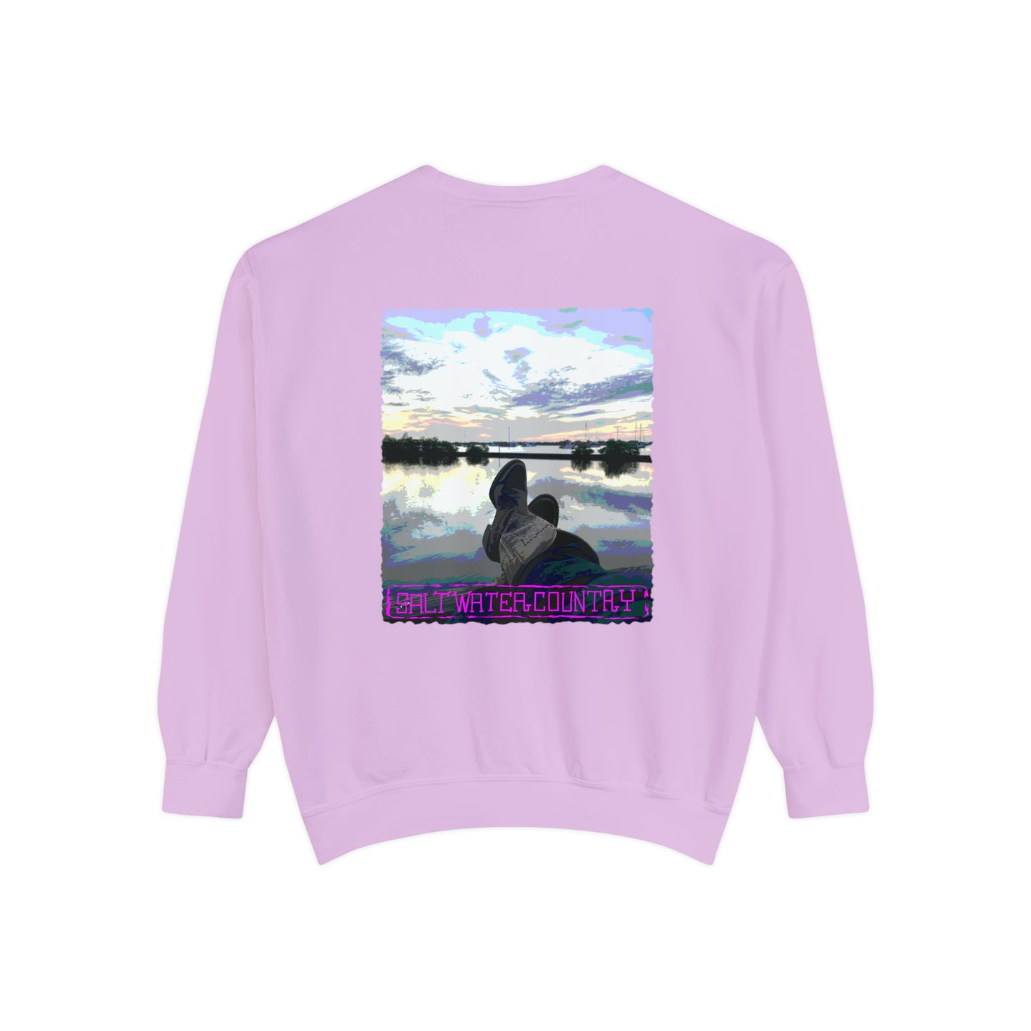 Salt Water Country™ - Unisex Garment-Dyed Sweatshirt